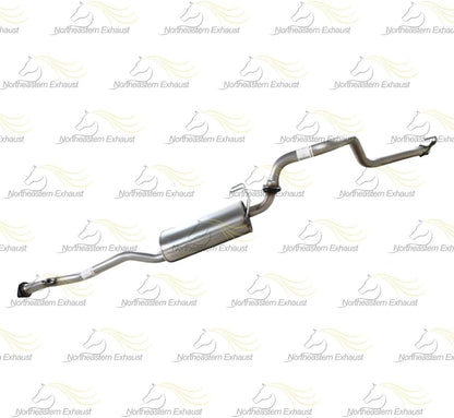 Northeastern Exhaust | Stainless Steel Direct Fit Muffler and Tail Pipe Exhaust System Kit Compatible for 1996-1998 Toyota 4Runner 3.4L | Free Gaskets Included | Federal Emissions