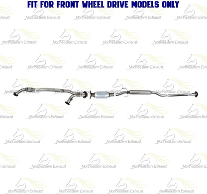 2004-2006 Toyota Sienna 3.3L FWD Exhaust Front Pipe, Catalytic Converter and Resonator
