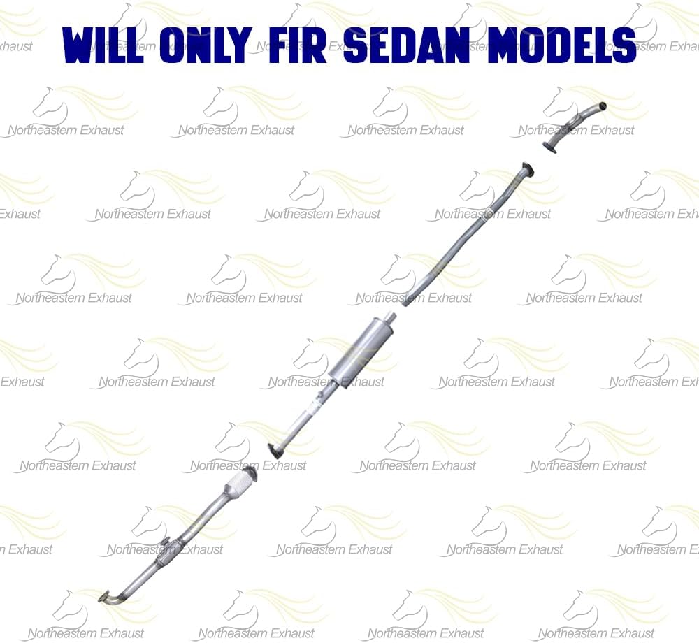 2013-2017 Honda Accord 3.5L Exhaust System Kit with Catalytic Converter - For Sedan only