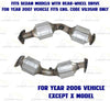 2003–2007 Infiniti G35 3.5L Pair of Exhaust Catalytic Converters with Y Pipe | EPA Approved