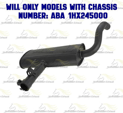 1995-1999 Volkswagen Jetta 2.0L Intermediate Pipe, Resonator and Muffler
