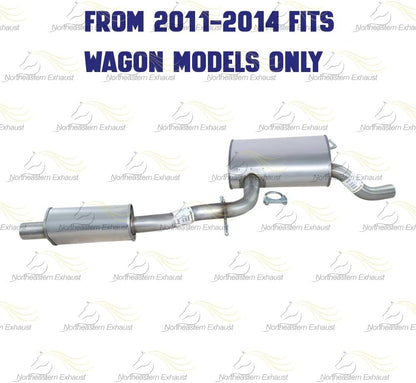 2005-2014 Volkswagen Jetta 2.5L Exhaust Resonator Pipe