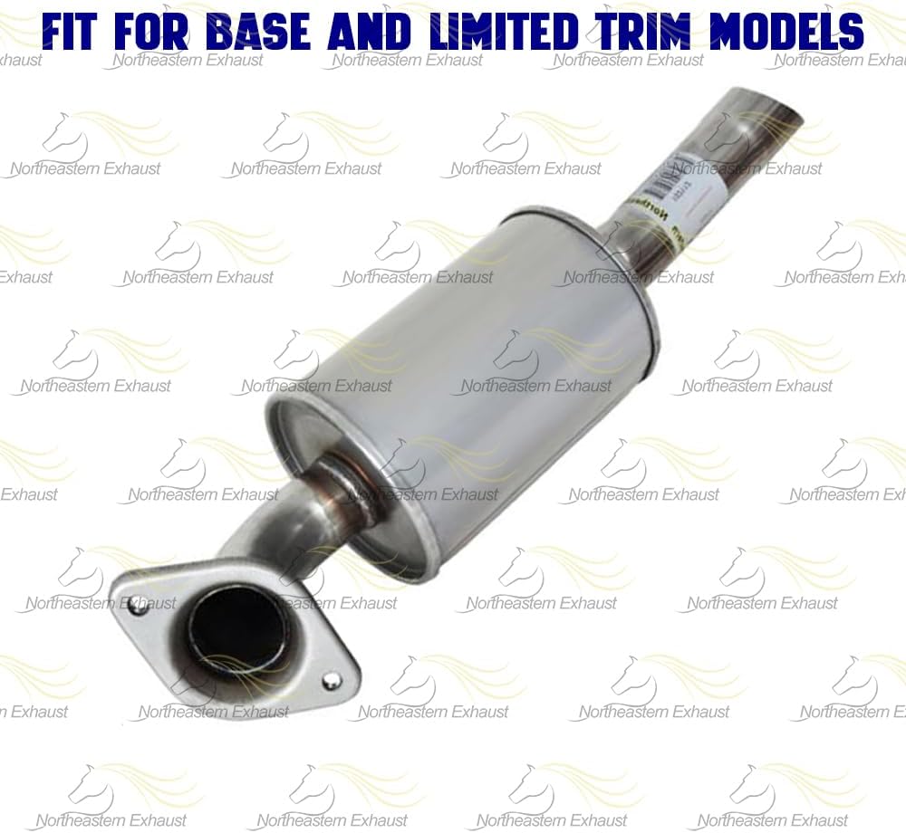 Catalytic Converter, Muffler and Resonator Pipe for 2004-2009 Toyota Highlander and Lexus RX350 3.3L 3.5L