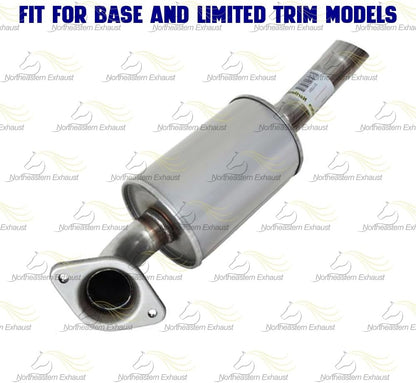 Catalytic Converter, Muffler and Resonator Pipe for 2004-2009 Toyota Highlander and Lexus RX350 3.3L 3.5L