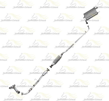 2007-2009 Toyota Camry 2.4L Exhaust System Kit with EPA Approved Catalytic