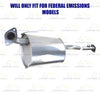 Northeastern Exhaust | Stainless Steel Exhaust Muffler Compatible for 1996-2000 Toyota 4Runner 3.4L | Free Gaskets, Hangers, and Bolts & Nuts Included | Automotive Replacement Part