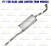 Catalytic Converter, Muffler and Resonator Pipe for 2004-2009 Toyota Highlander and Lexus RX350 3.3L 3.5L