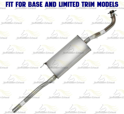Catalytic Converter, Muffler and Resonator Pipe for 2004-2009 Toyota Highlander and Lexus RX350 3.3L 3.5L