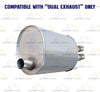 2003-2008 Pontiac Grand Prix 3.8L Exhaust Muffler - FWD