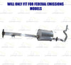 1996-2000 Toyota 4Runner 3.4L Muffler, Tail Pipe Exhaust System Kit | Federal Emissions