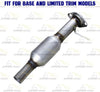 Catalytic Converter, Muffler and Resonator Pipe for 2004-2009 Toyota Highlander and Lexus RX350 3.3L 3.5L