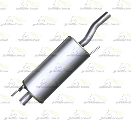 1995-2002 Volkswagen Golf and Cabrio 2.0L Exhaust Pipe, Front and Rear Muffler