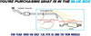 1999-2006 Volkswagen Beetle and Golf 1.9L Exhaust Intermediate Pipe and Muffler