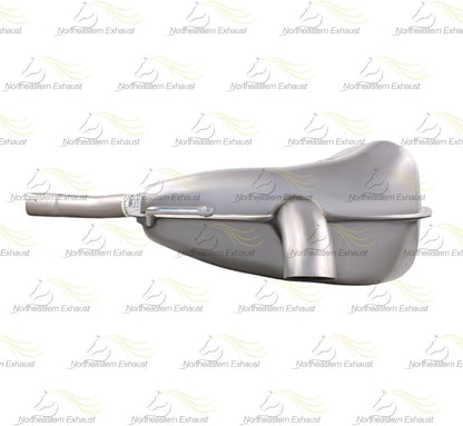 Pair of Exhaust Muffler for 2008-2010 Volvo V70 | 2008-2015  Volvo XC70 | 3.2L