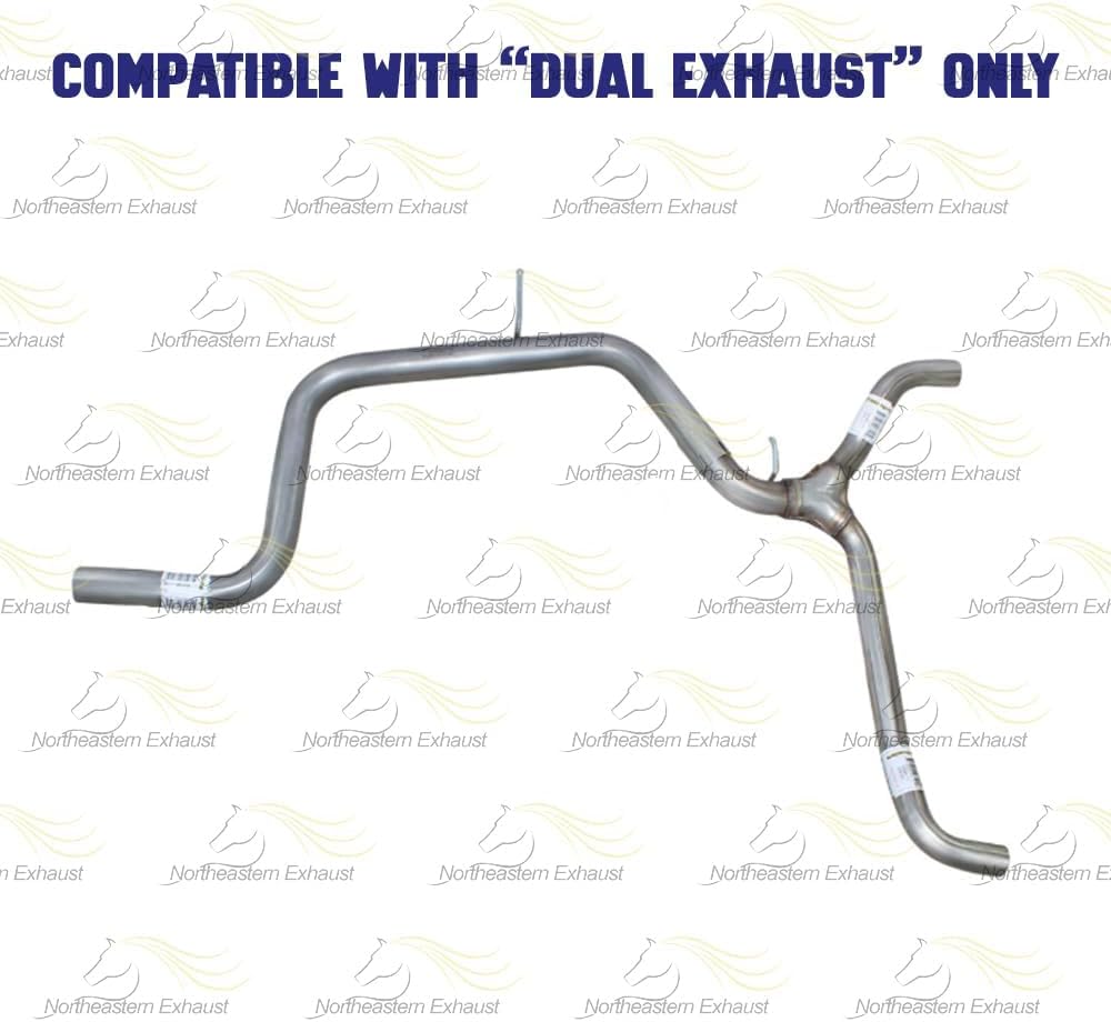 2003-2008 Pontiac Grand Prix 3.8L Intermediate Pipe Pair of Muffler Exhaust System Kit