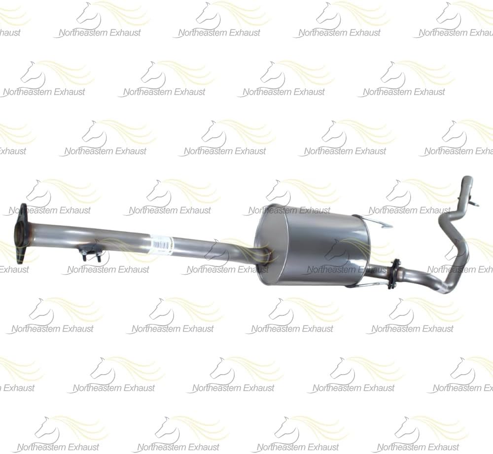 Northeastern Exhaust | Stainless Steel Direct Fit Muffler and Tail Pipe Exhaust System Kit Compatible for 1996-1998 Toyota 4Runner 3.4L | Free Gaskets Included | Federal Emissions