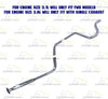 1997-2002 Pontiac Grand Prix 3.1L 3.8L Resonator Pipe and Muffler Exhaust