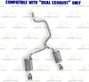 2003-2008 Pontiac Grand Prix 3.8L Intermediate Pipe Pair of Muffler Exhaust System Kit