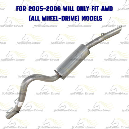 Exhaust System Kit for 2005-2006 Terraza, Uplander, Montana and Relay 3.5L