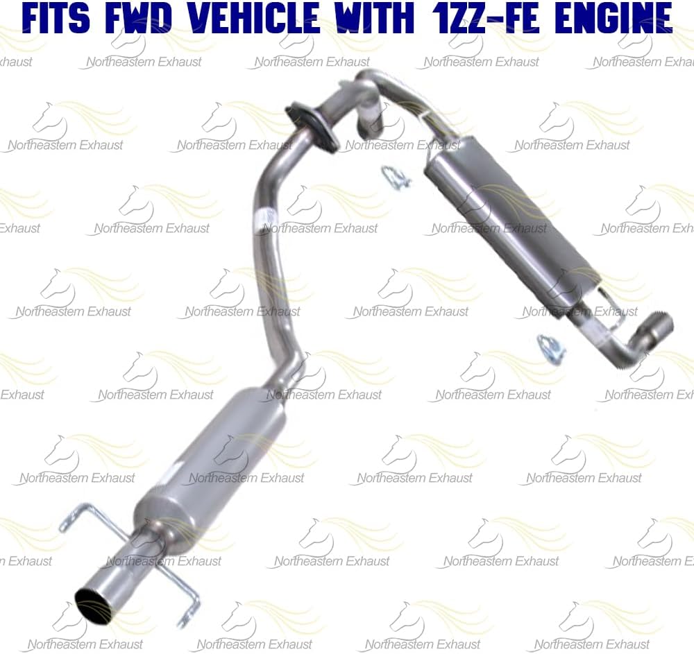 Cat-back Exhaust System Kit for 2003-2005 Toyota Matrix and Pontiac Vibe 1.8L