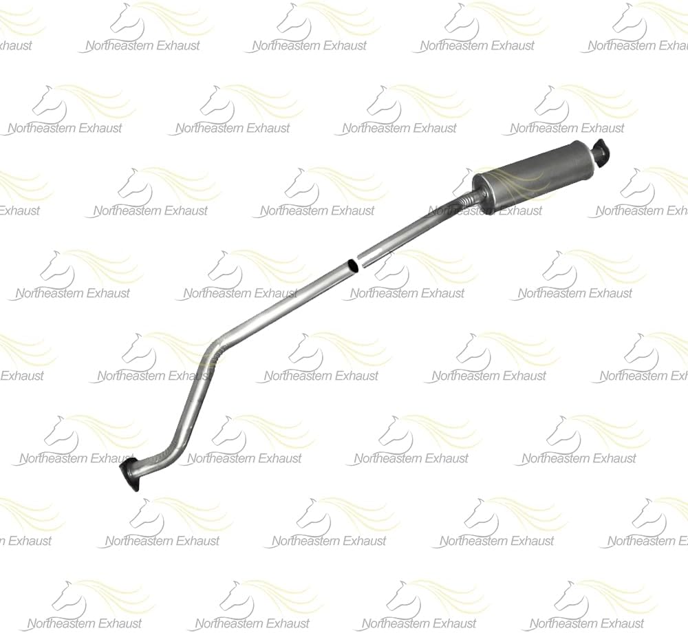 2002-2005 Honda Civic/Acura RSX 2.0L Exhaust Resonator Pipe and Muffler