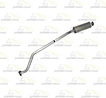 2002-2005 Honda Civic/Acura RSX 2.0L Exhaust Resonator Pipe and Muffler