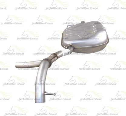 Pair of Exhaust Muffler for 2008-2010 Volvo V70 | 2008-2015  Volvo XC70 | 3.2L