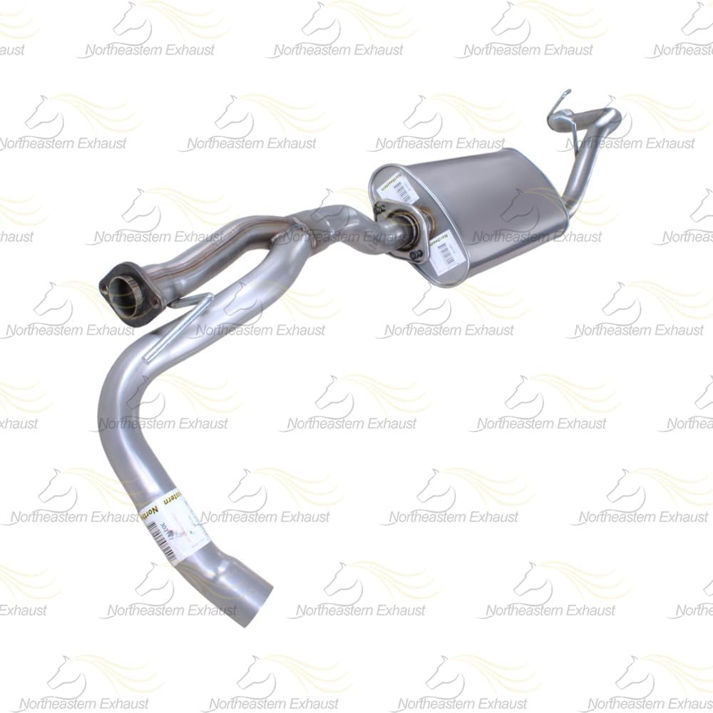 2004 Jeep Liberty 3.7L Y-Pipe, Muffler and Tail Pipe Exhaust System