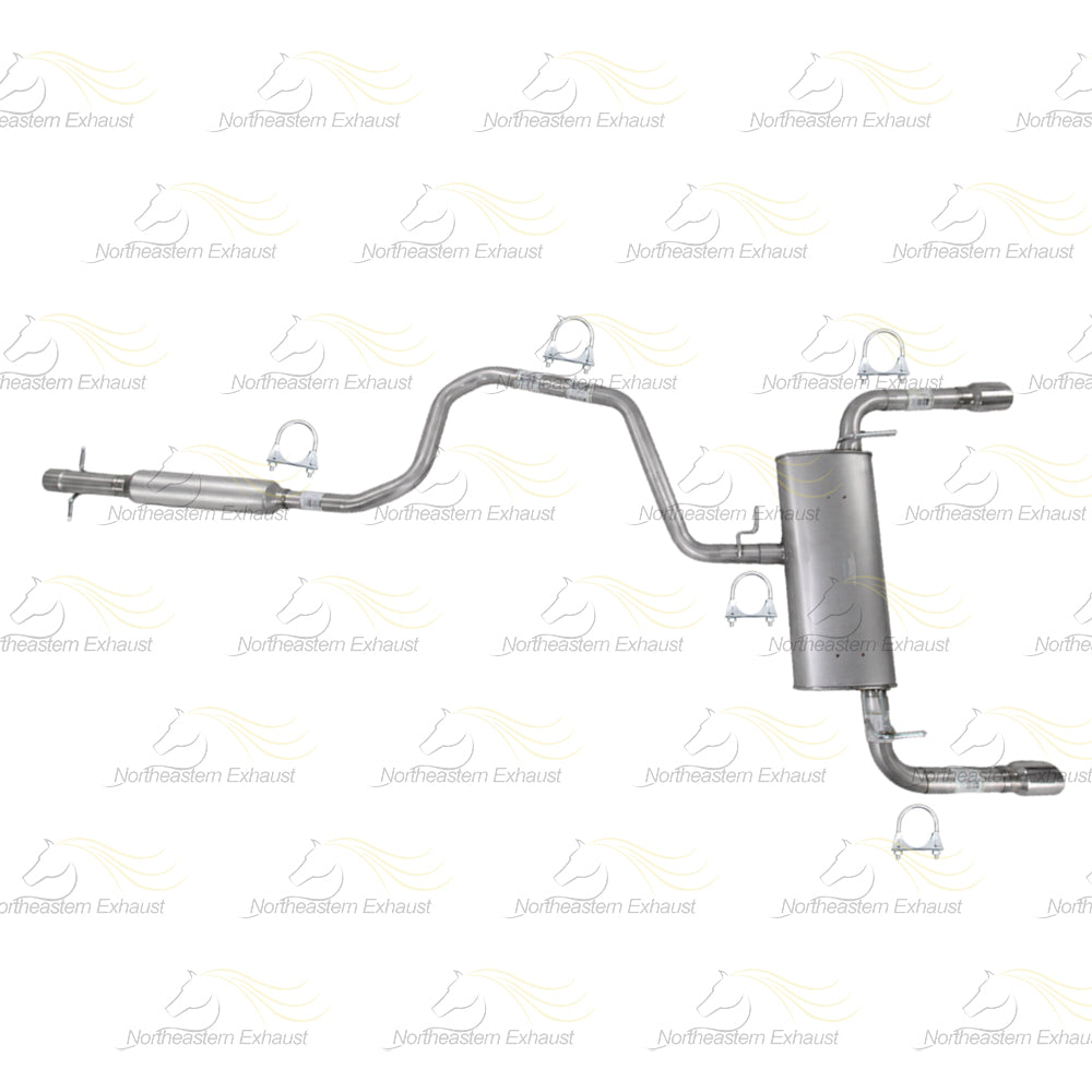2008-2012 Chevrolet Malibu 3.6L Resonator, Intermediate Pipa and Muffler Exhaust