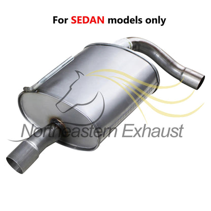 Driver-side Exhaust Muffler for 2009-2012 Nissan Altima 3.5L / 2009-2018 Altima 2.5L Sedan