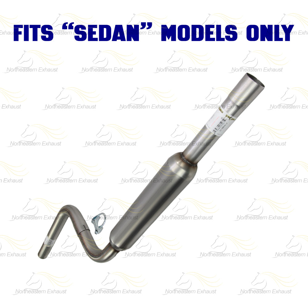 Exhaust Resonator Pipe for 2001-2006 Chrysler Sebring/Dodge Stratus 2.4L 2.7L
