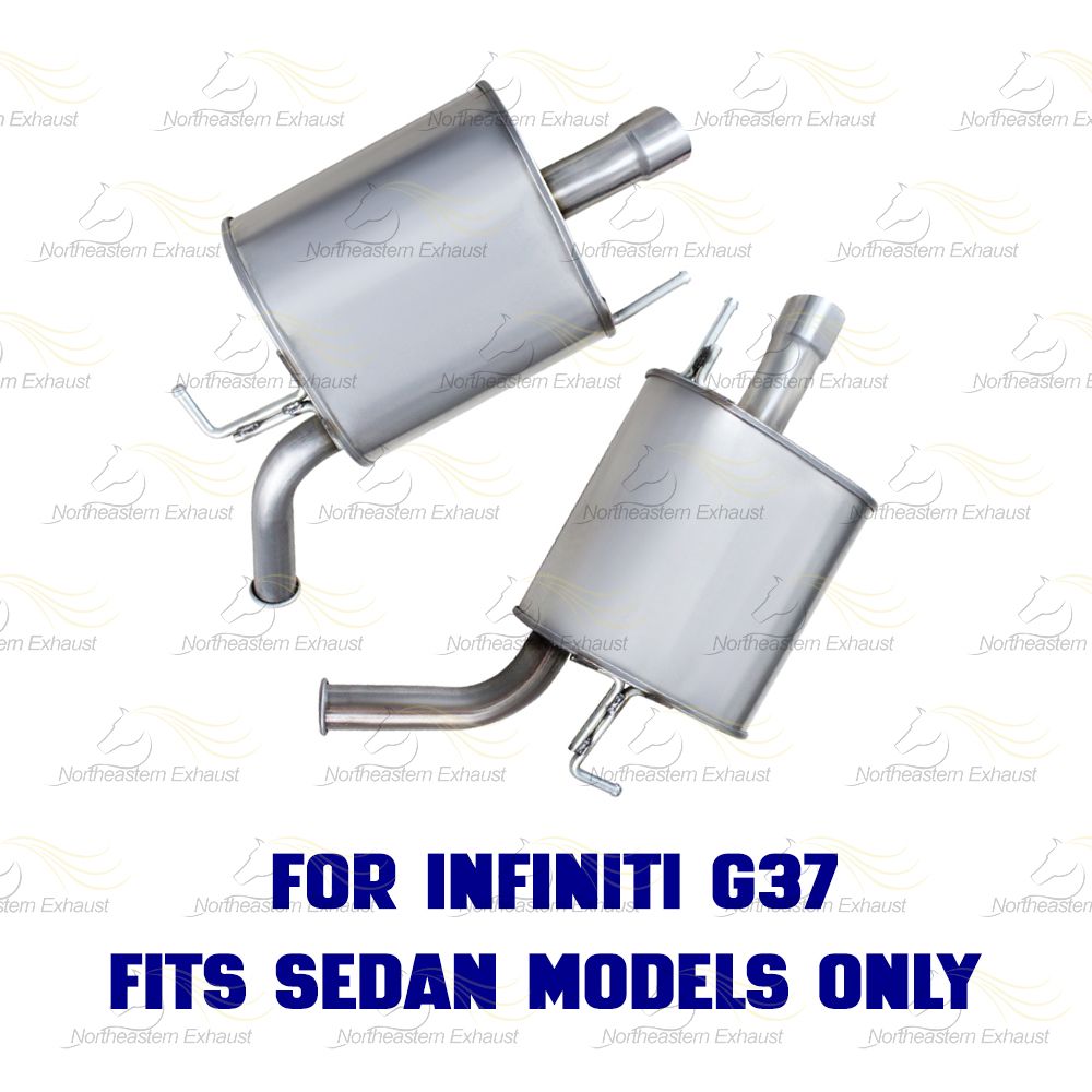 Cat-back Exhaust System for 2007-2013 Infiniti G35 3.5L and 2007-2013 Infiniti G37 3.7L| SEDAN only