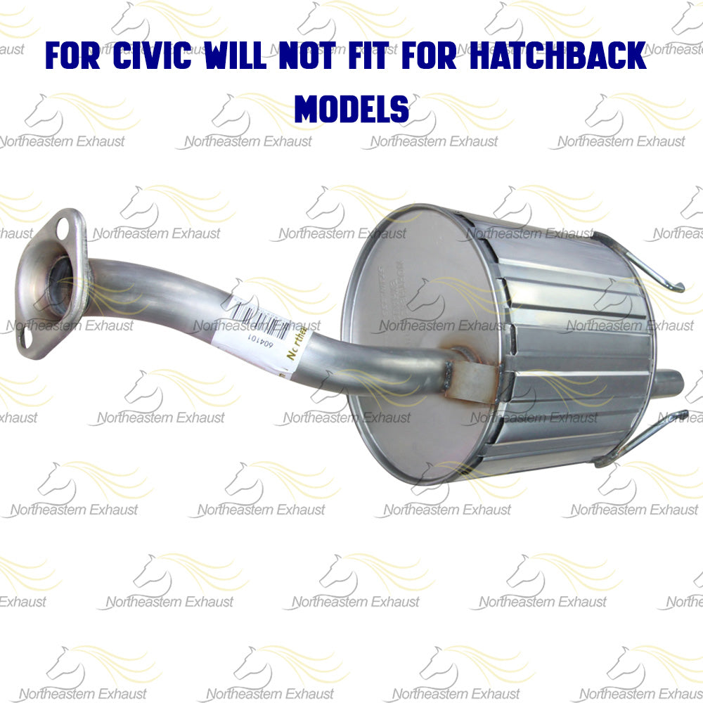 1999-2000 Honda Civic and Acura EL 1.6L Exhaust Muffler