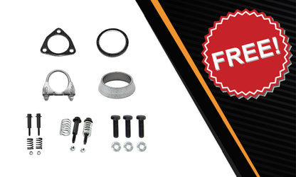 2010-2011 Honda CR-V 2.4L EPA Approved Exhaust Rear Catalytic Converter with Resonator and Muffler Kit