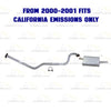 2000-2006 Nissan Sentra 1.8L Exhaust Resonator Pipe & Muffler