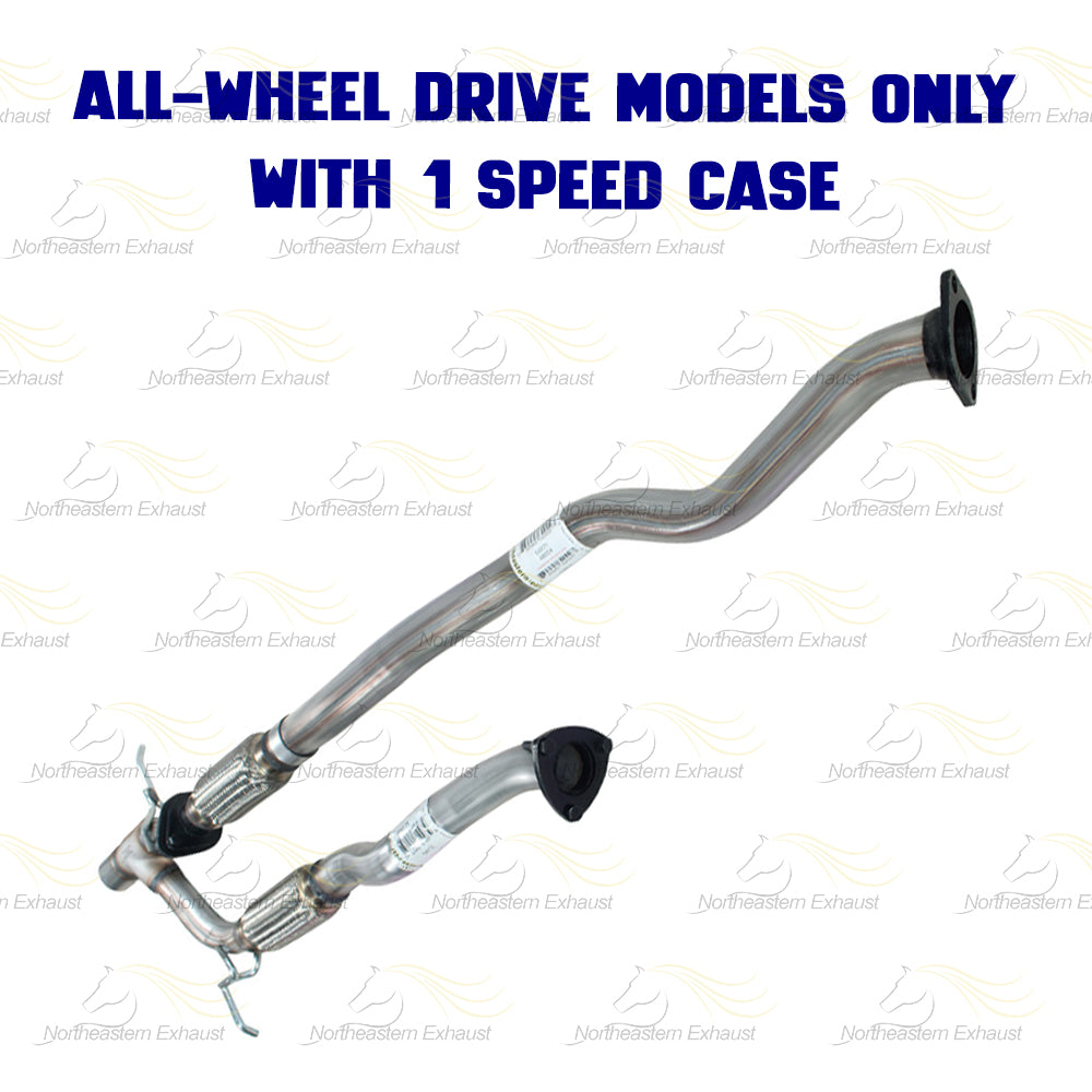 Front Pipe and Y-Pipe Exhaust for 2014-2018 Jeep Cherokee and Chrysler 200 3.2L 3.6L