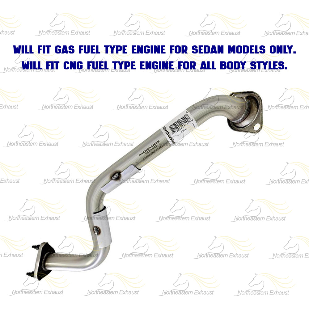2012-2013 Honda Civic 1.8L EPA Approved Manifold Catalytic Pipes and Resonator Kit