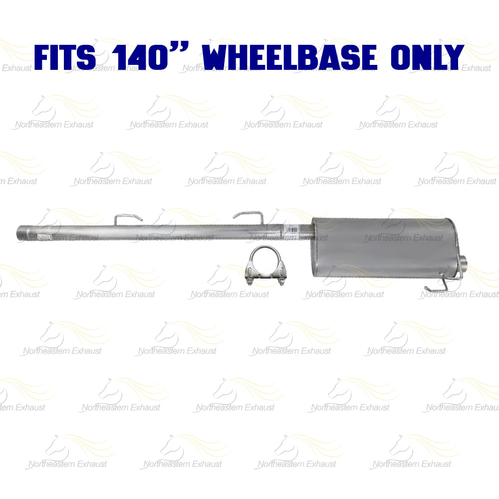2009–2010 Dodge Ram 1500 3.7L 4.7L & 5.7L 140" WB Stainless Steel Exhaust Pipe with Muffler Kit