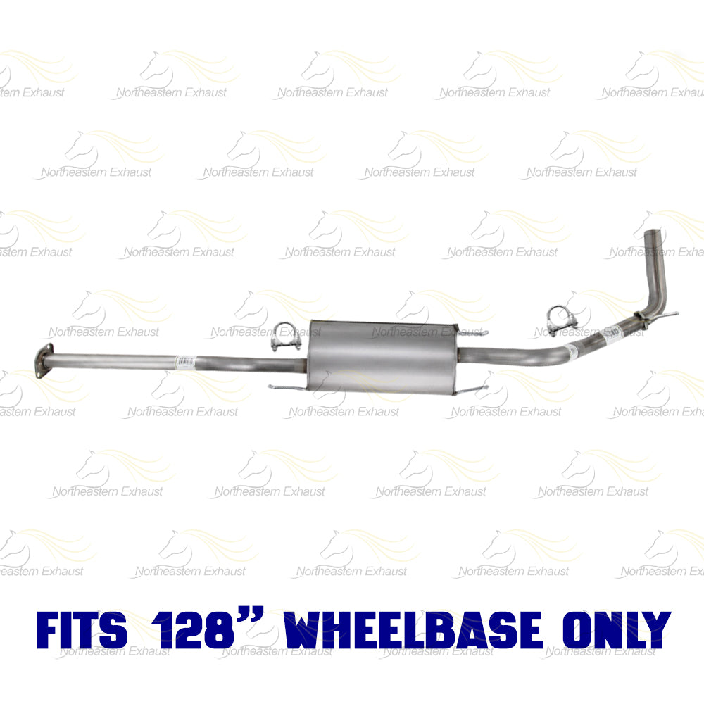 2013-2015 Toyota Tacoma 4.0L 128in WB Intermediate Pipe w/ Muffler Exhaust Kit | Stainless Steel