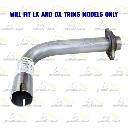 1994-1997 Honda Accord 2.2L Exhaust Resonator Pipe - For DX and LX Models only