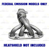 2002-2006 Nissan Altima and Sentra 2.5L Manifold Catalytic Converter - EPA Approved | Front