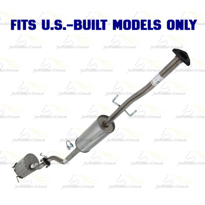 2010-2011 Honda CR-V 2.4L Exhaust Resonator Pipe and Muffler