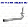 Intermediate Pipe, Muffler and Tail Pipe for 2007-2009 Ram 2500 and 2003-2008 Ram 3500 5.7L