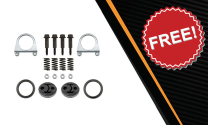 2009-2013 Toyota Matrix 1.8L Stainless Steel Catalytic and Muffler Assembly Kit - EPA Approved