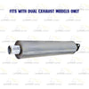 Northeastern Exhaust | Stainless Steel Exhaust Resonator Compatible for 2000-2005 Monte Carlo | 1997-2008 GrandPrix | 3.8L | Gasket, Clamp, Bolts and Nuts Included