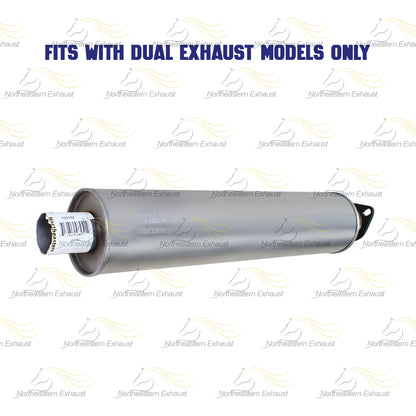 Northeastern Exhaust | Stainless Steel Exhaust Resonator Compatible for 2000-2005 Monte Carlo | 1997-2008 GrandPrix | 3.8L | Gasket, Clamp, Bolts and Nuts Included