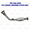 1996-2000 Toyota 4Runner 2.7L Catalytic Converter | Federal Emissions System