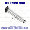 2011-2015 Hyundai Sonata and Kia Optima 2.4L Direct-fit Intermediate Exhaust Pipe
