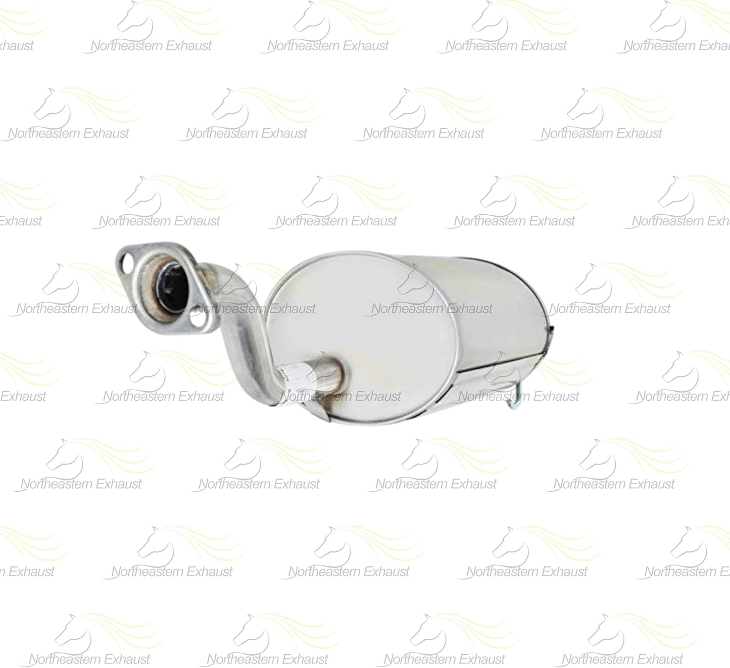 Northeastern Exhaust | Stainless Steel Resonator and Muffler Exhaust System Kit Compatible for Honda Civic 1996-2000 1.6L | Free Gaskets and Clamp Included | Automotive Replacement Part