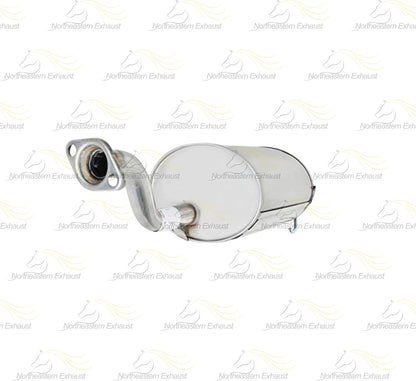 Northeastern Exhaust | Stainless Steel Resonator and Muffler Exhaust System Kit Compatible for Honda Civic 1996-2000 1.6L | Free Gaskets and Clamp Included | Automotive Replacement Part